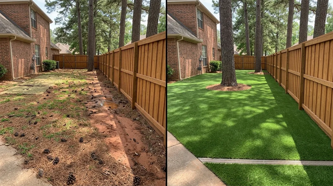 Result artificial grass installation in Tyler - Tyler Artificial Grass Installation